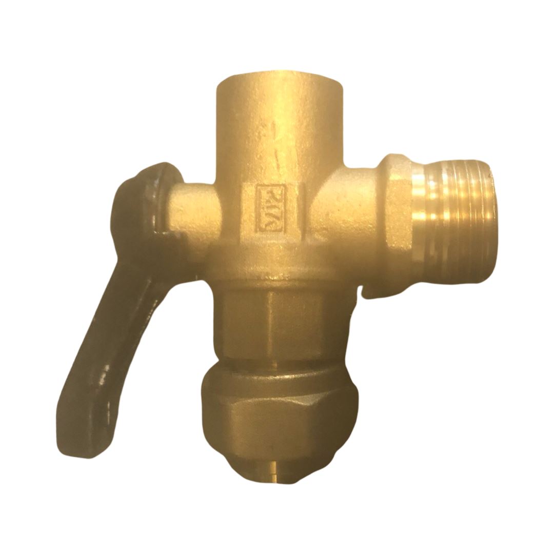 C-Water inlet valve/Stop Cock - Screws into non return valve